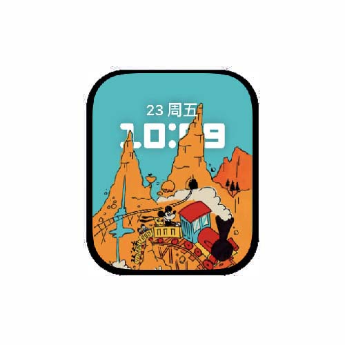 迪士尼米奇数字人像表盘