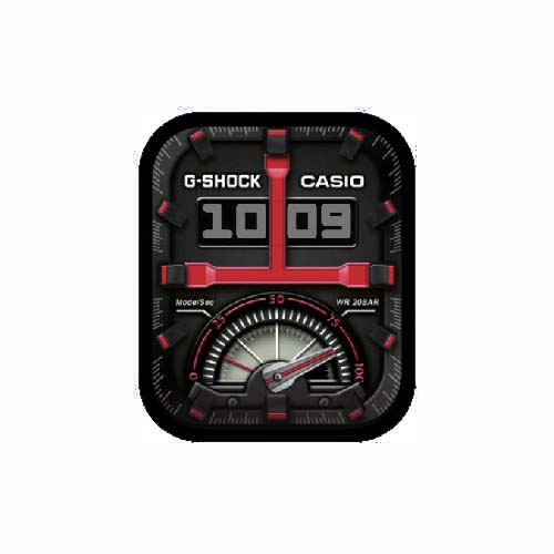 CASIO卡西欧数字人像表盘