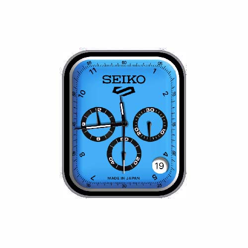 SEIKO精工数字指针表盘