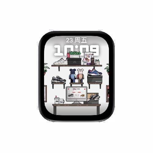 iwatch原生潮牌人像数字表盘