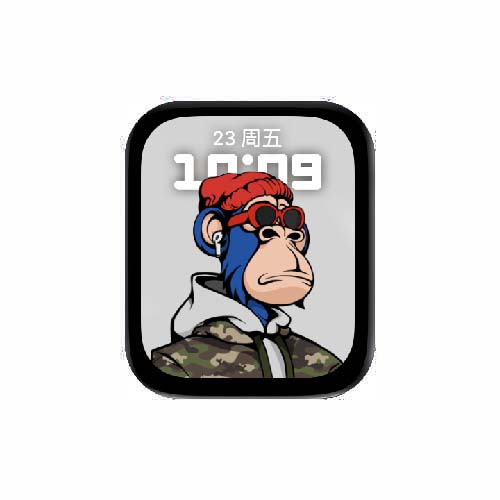 NFT无聊猿数字人像原生表盘