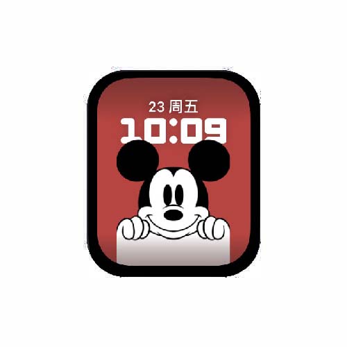 迪士尼米奇数字人像原生表盘