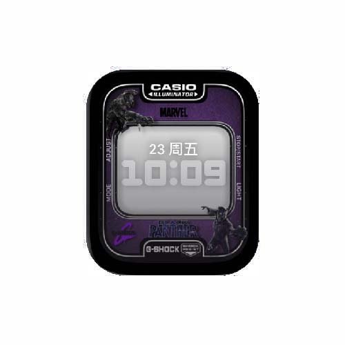 黑豹数字人像原生表盘