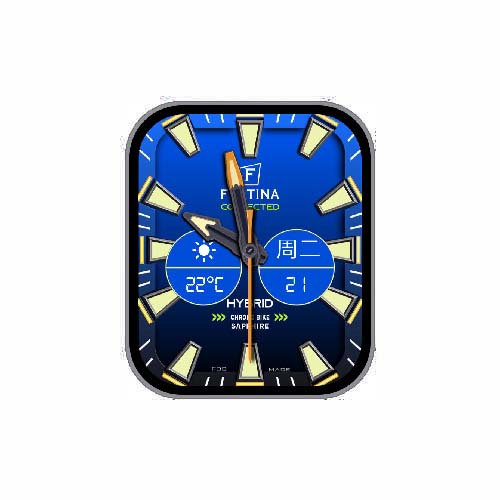 Festina数字指针表盘