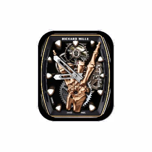 RICHARD MILLE理查德米勒骷髅手指针表盘