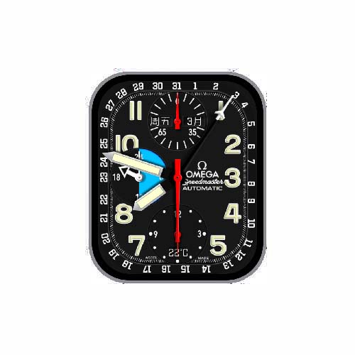 OMEGA欧米茄数字指针表盘