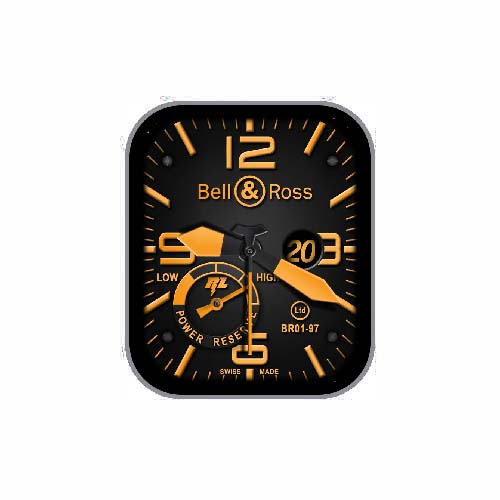 Bell&Ross柏莱士数字指针表盘