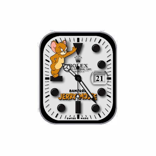 ROLEX劳力士猫和老鼠杰瑞数字指针表盘