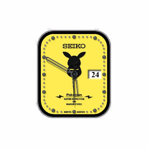 SEIKO精工皮卡丘数字指针表盘