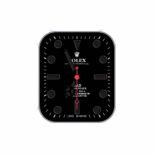 ROLEX劳力士数字指针黑色表盘