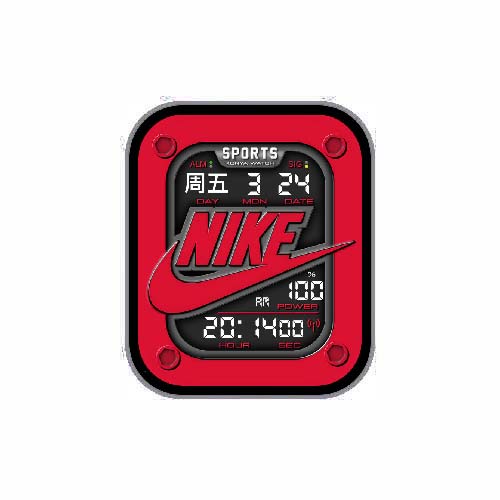 NIKE耐克数字运动表盘