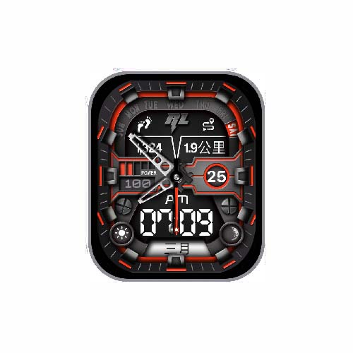 数字指针运动表盘