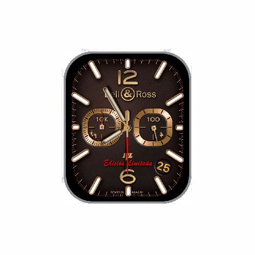 Bell&Ross柏莱士数字指针表盘