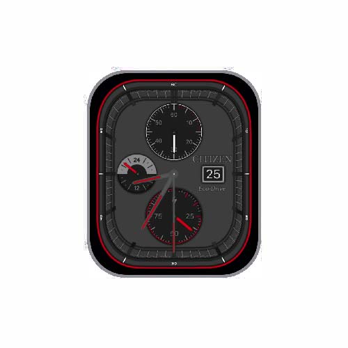 CITIZEN西铁城数字指针表盘