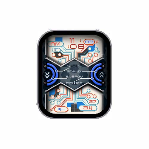 数字科幻线条表盘