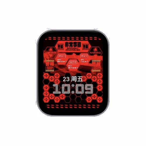 EVA数字人像原生表盘