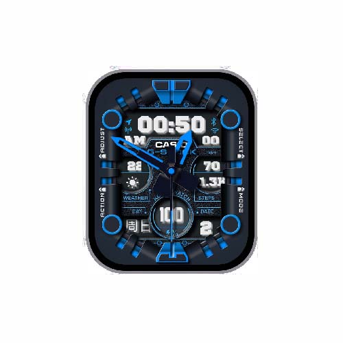 CASIO卡西欧数字指针运动表盘