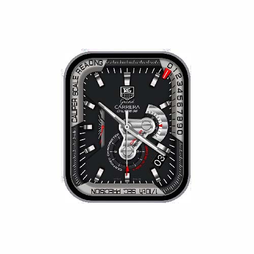 Tag Heuer泰格豪雅数字指针表盘