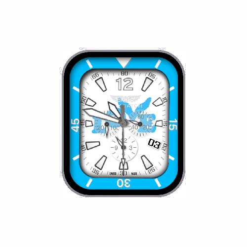 简约数字指针表盘