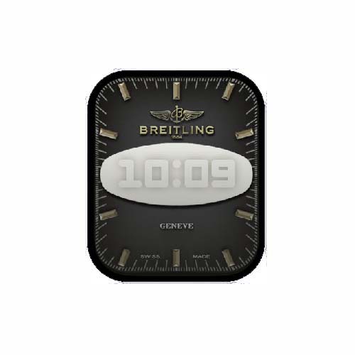 百年灵BREILING数字人像表盘