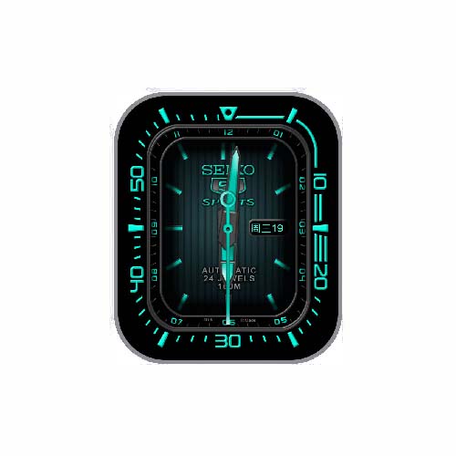 SEIKO精工数字指针表盘