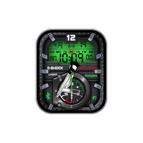 CASIO卡西欧数字指针表盘