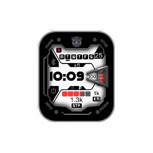 变形金刚数字运动表盘