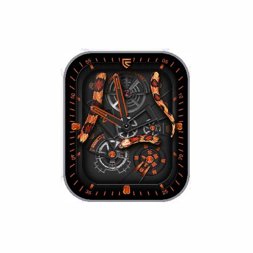 蛇纹指针简约表盘