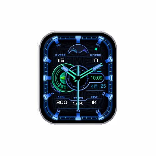 数字指针运动月相表盘