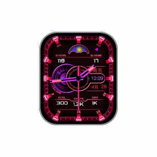 数字指针运动月相表盘