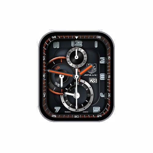 Tag Heuer泰格豪雅数字指针表盘