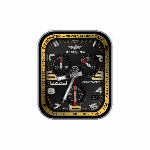 百年灵BREILING数字指针表盘