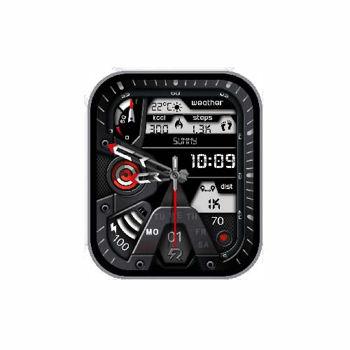 指针天气运动表盘