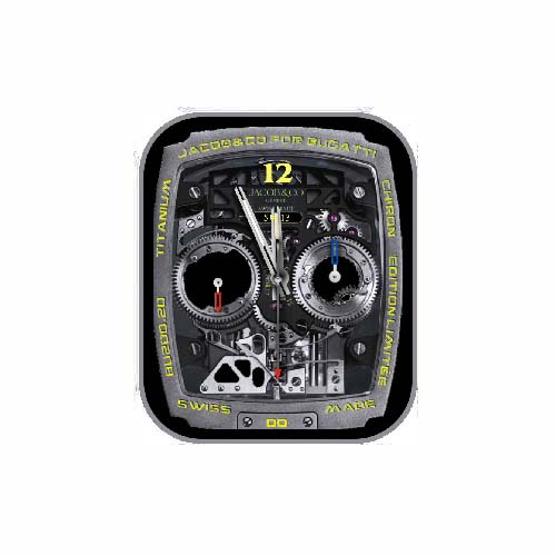 Jacob&co 杰克宝炫酷数字指针表盘