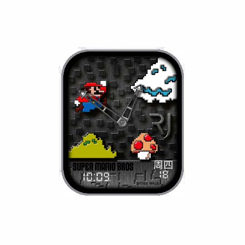 马里奥简约指针数字表盘
