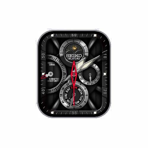 SEIKO精工数字指针表盘