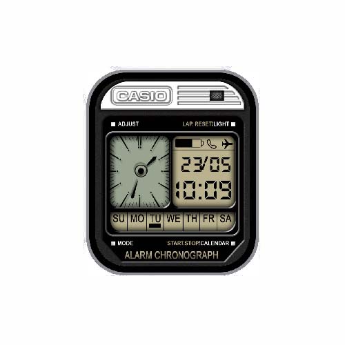 CASIO卡西欧数字运动表盘