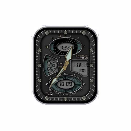 复古数字指针设计表盘