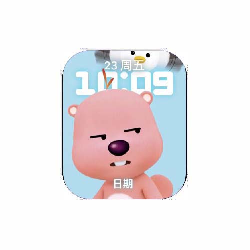 loopy动漫人像数字表盘