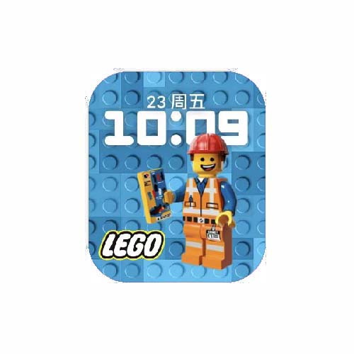 LEGO乐高数字人像表盘