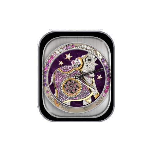 Boucheron Crazy Jungle Hathi镶钻大象指针表盘