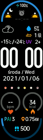 Xiaomi Smart Band 7 手表表盘