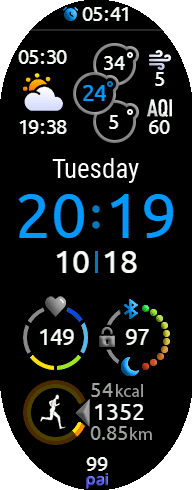 Xiaomi Smart Band 7 手表表盘