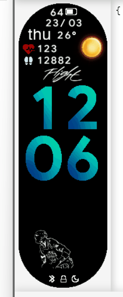 Xiaomi Smart Band 7 手表表盘