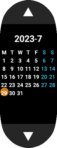 Xiaomi Smart Band 7 app 手表表盘