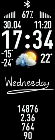 Xiaomi Smart Band 7 手表表盘