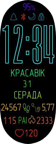 Xiaomi Smart Band 7 手表表盘