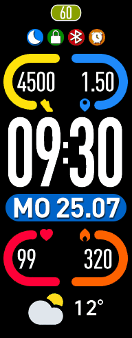 Xiaomi Smart Band 7 手表表盘