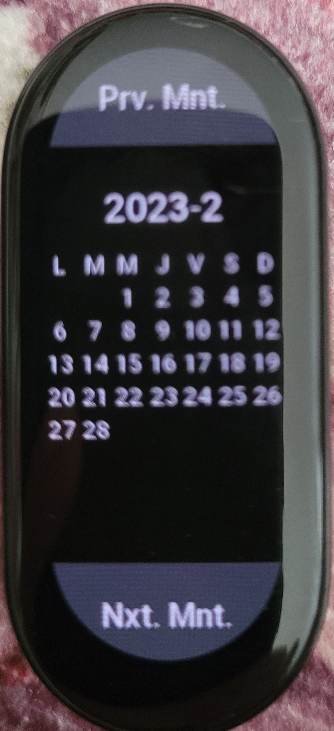 Xiaomi Smart Band 7 app 手表表盘