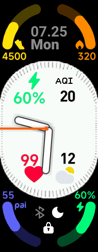 Xiaomi Smart Band 7 手表表盘